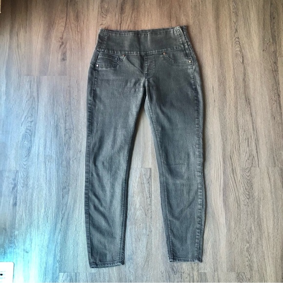 Spanx Alexia Jeans Womens Medium (6-8) Black High Waisted Skinny Denim Slimming - Picture 1 of 10